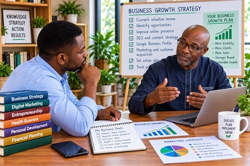 Nigerian-entrepreneur-discussing-business-growth-strategy-with-a-coach