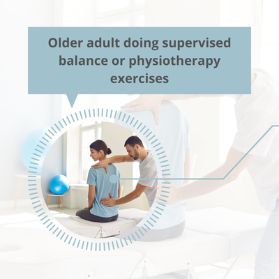 Regular physical activity can be an important part of Parkinson’s disease management when it fits the individual’s abilities and health needs. Older adult exercising safely as part of Parkinson's disease physical activity