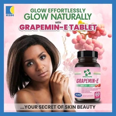 Kedi Grapemin-E Tablets are offered as a general herbal wellness product. Kedi Grapemin-E herbal tablets