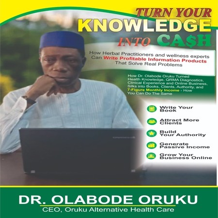 Turn Your Knowledge Into Cash book for herbal practitioners and wellness experts