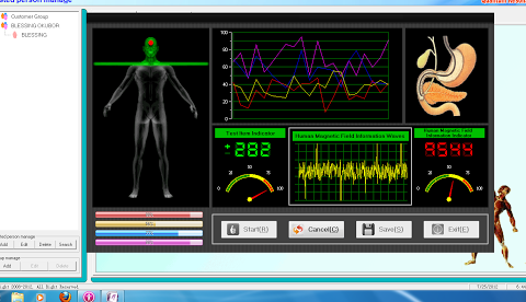 Quantum Resonance Magnetic Analyzer