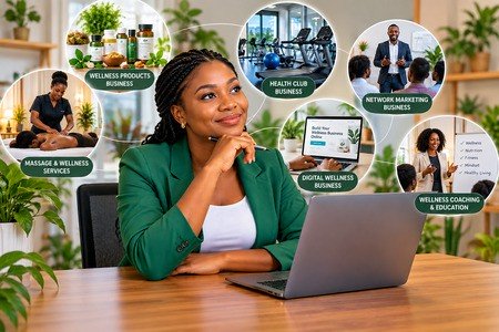 Wellness entrepreneurship offers different ways to build a business around products, services, education, and healthy living. Nigerian entrepreneur exploring wellness business opportunities
